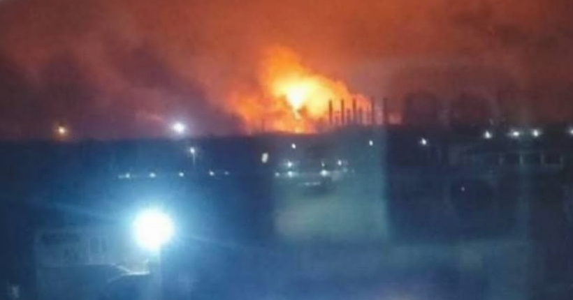 Вночі дрони уразили російський хімзавод 