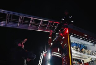 У Харкові рятувальники ліквідували пожежу після атаки дронами-камікадзе