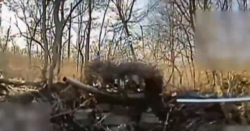 Прикордонники знищили захований російський танк та укриття на Курщині (відео)