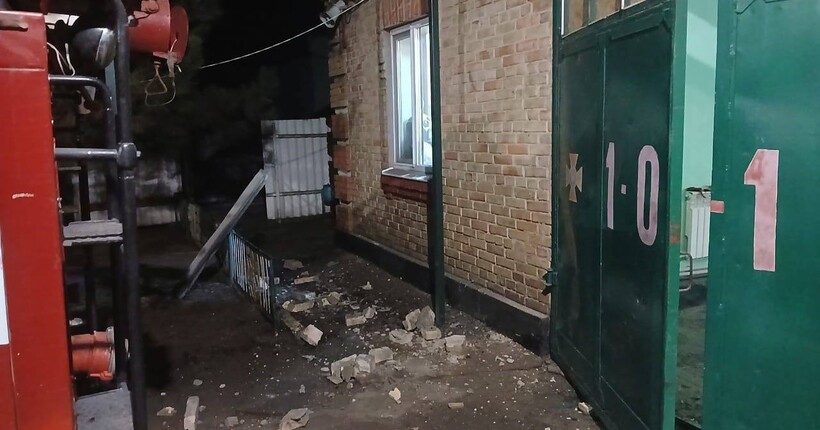 У Запорізькій області російський дрон атакував пожежно-рятувальну частину