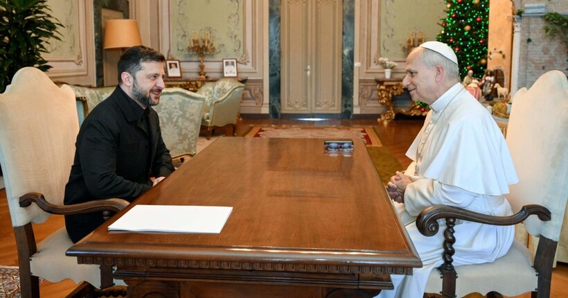 Зеленський зустрівся з Папою Римським у Римі (фото)