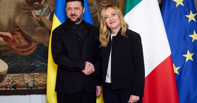 Зеленський зустрівся з Мелоні: про що поговорили