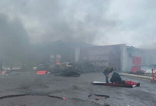 Росіяни запустили дрон по АЗС на Харківщині: поранено шістьох людей