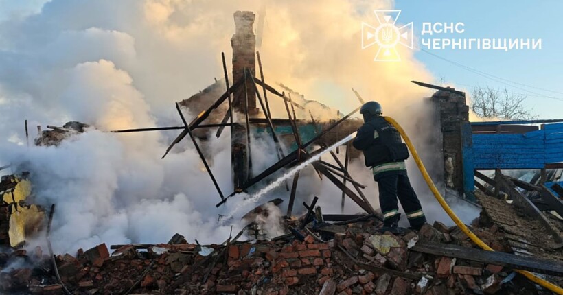 Внаслідок ударів по Чернігівщині постраждав підліток (фото, відео)