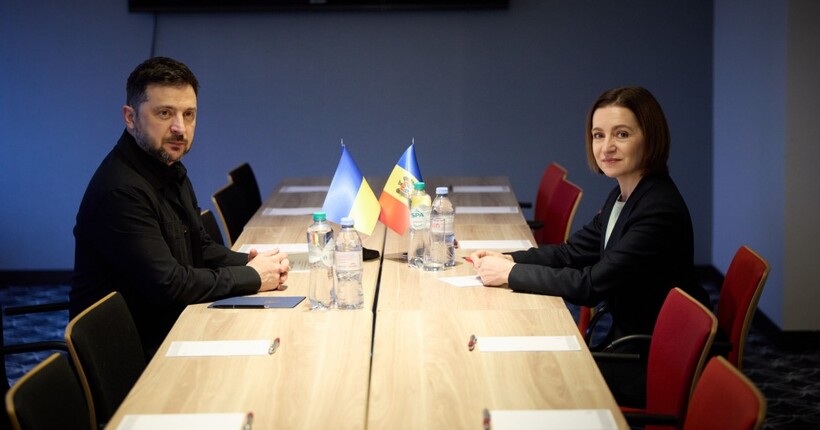 Зеленський обговорив з Санду двосторонню співпрацю та шлях до членства в ЄС