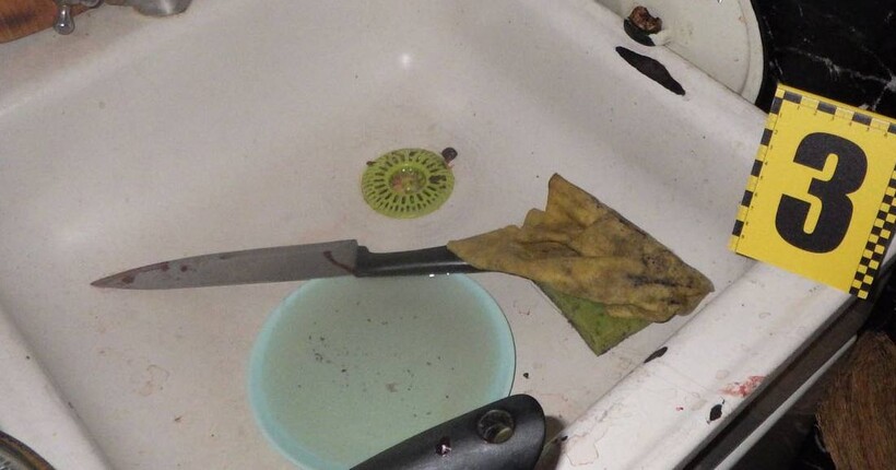 У Києві чоловік вдарив ножем у шию сестри і втік (фото)