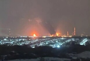 В СБС показали відео ураження Сизранського НПЗ в рф