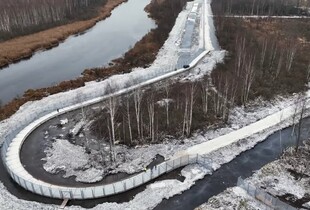 Латвія завершила будівництво паркану на кордоні з рф довжиною 280 кілометрів