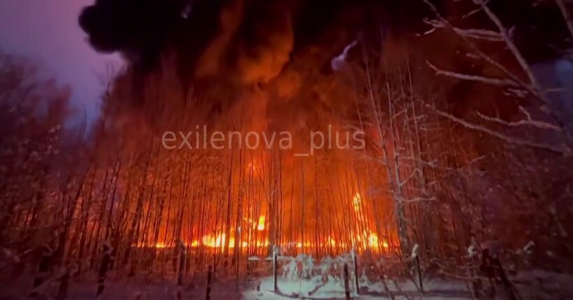 Дрони вдарили по великій нафтобазі 