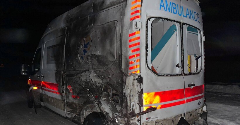 Росіяни атакували дроном карету 