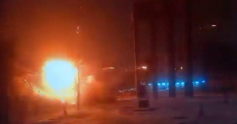 У Львові російський дрон влучив у дитмайданчик: перекрито дві вулиці