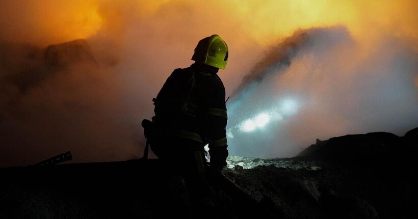 Ворог поцілив по промисловому об’єкту на Полтавщині (фото)