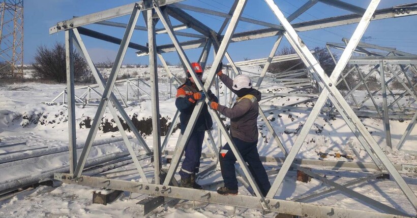 У чотирьох областях є знеструмлення через атаку рф по енергооб'єктах