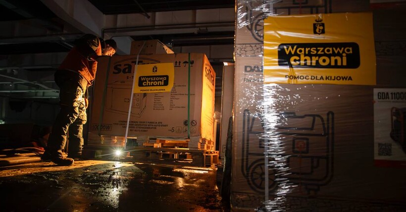 Київ отримав першу партію генераторів від Варшави – Кличко