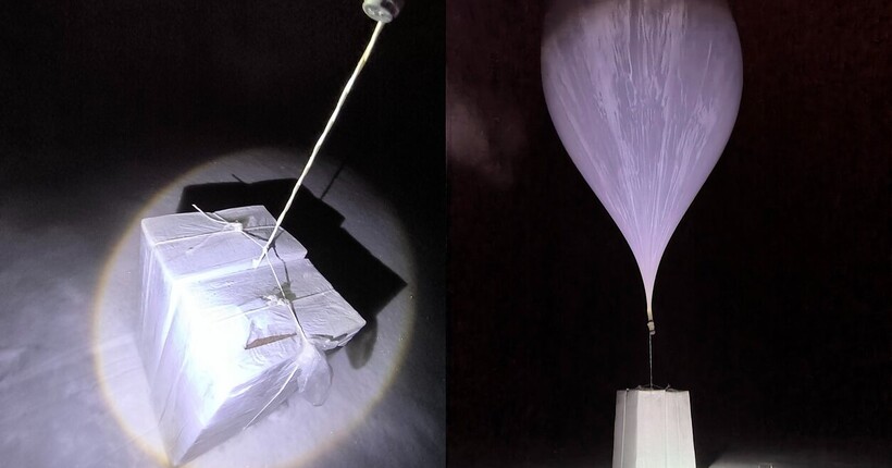 У Литві перехопили чергову партії контрабанди сигарет з Білорусі, доставлених повітряними кульками