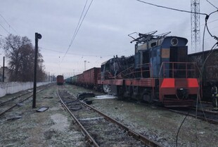 Росіяни вдарили дроном по тепловозу на Запоріжжі (фото)