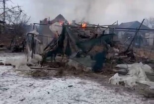На Донеччині росіяни скинули бомбу на будинок, в якому перебувала родина з трьома дітьми
