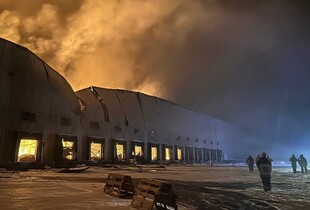 Російський дрон вдарив по складу Roshen у Яготині (фото)