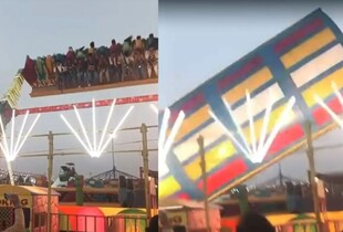 В Індії на ярмарку обвалився атракціон з відвідувачами: є загиблий і понад 10 поранених (відео)