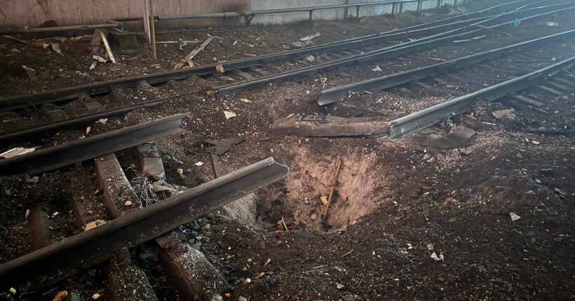 Росіяни атакували безпілотниками залізничну інфраструктуру Дніпропетровщини