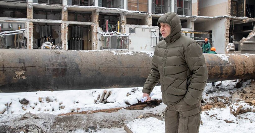 У Києві без тепла залишаються близько 500 будинків після атаки рф 12 лютого - Кличко
