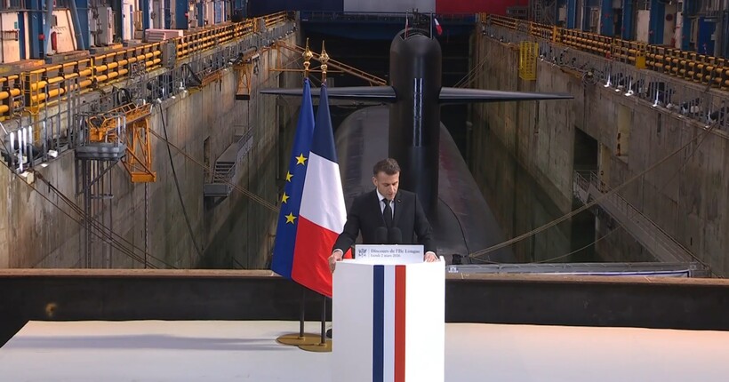 Макрон оголосив про збільшення ядерного арсеналу Франції і нову стратегію стримування