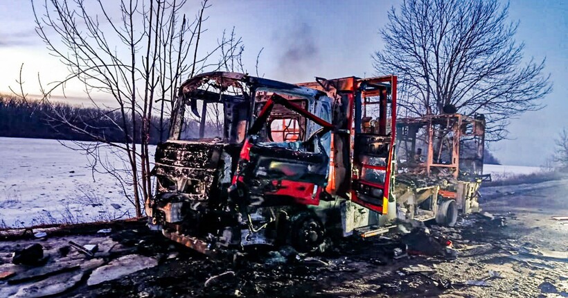 Російський дрон атакував рятувальників на Харківщині