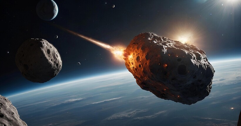 В Німеччині на житлові будинки впали осколки метеориту (відео)