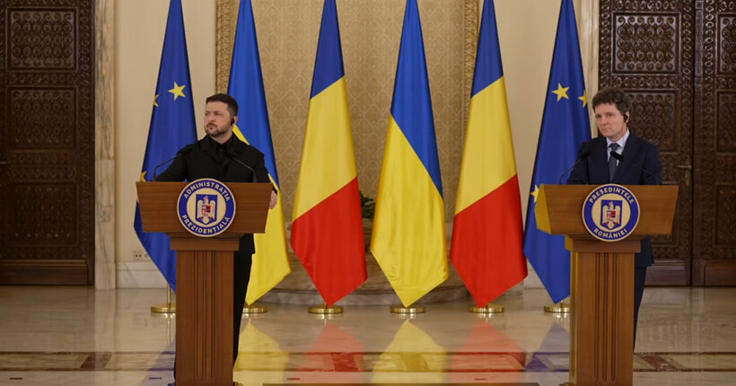 Зеленський: Україна та Румунія домовилися про будівництво двох інтерконекторів для обміну світла