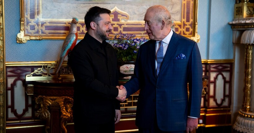 Зеленський зустрівся з королем Чарльзом III у Букінгемському палаці