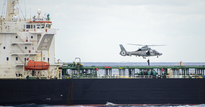 Франція захопила танкер тіньового флоту рф в Середземному морі