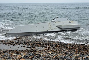 У Чорному морі на узбережжя Туреччини викинуло американський морський дрон (відео)