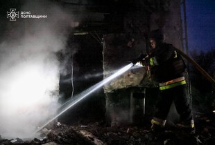 Росіяни ще раз атакували Полтавщину: виникли пожежі, є руйнування