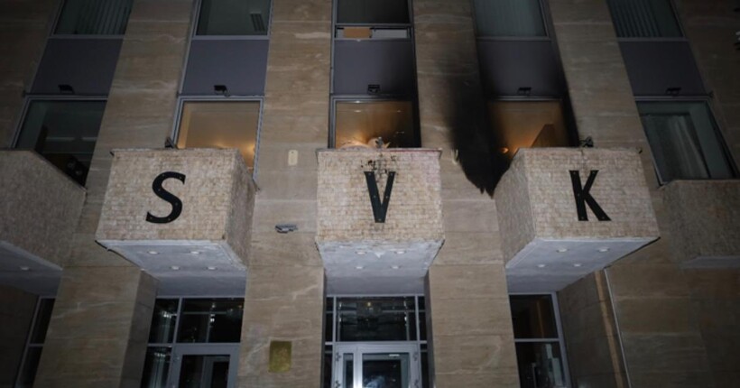 У Празі невідомі закидали 