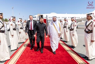 Турне Зеленського країнами Перської затоки - президент прибув в Катар