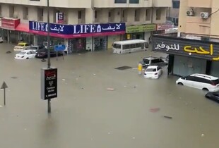 Повені в ОАЕ: Шарджу затопило після злив, рух транспорту паралізований (відео)