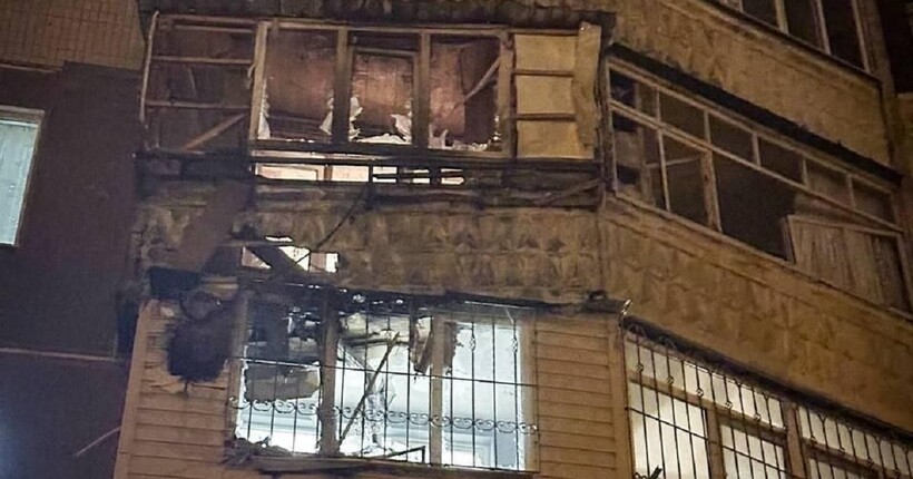 Дрон рф влучив у балкон багатоповерхівки в Одесі: наслідки
