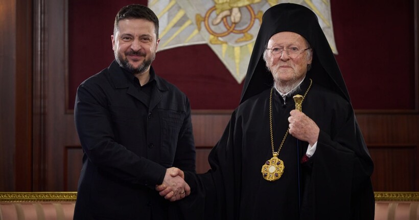 Зеленський зустрівся у Стамбулі зі Вселенським Патріархом Варфоломієм