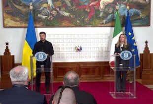 Зеленський прибув в Італію та поговорив з Мелоні: подробиці
