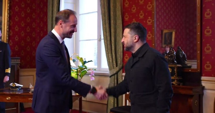 Зеленський провів зустріч із кронпринцом Норвегії Гоконом