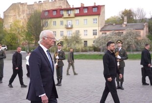 Король Швеції приїхав в Україну: Карл XVI Густав і Зеленський зараз у Львові