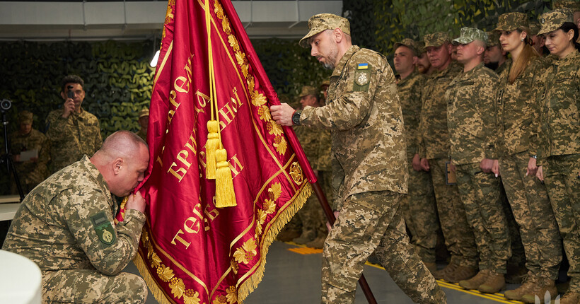 У 121 бригаді ТрО змінився командир: хто замінив Сергія Задорожнього