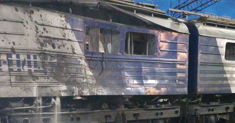 На Запоріжжі БпЛА поцілив по локомотиву на залізничній станції: є жертви