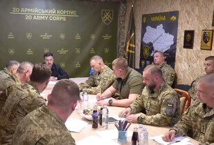 Зеленський відвідав 20-й армійський корпус, який звільняє Дніпропетровщину від окупантів