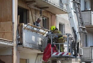 Столичні рятувальники завершили аварійно-відновлювальні роботи на місці влучання в багатоповерхівку