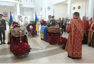У Києві прощаються з провідником ОУН Андрієм Мельником та його дружиною (відео)