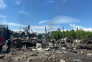 Війська рф завдали ракетний удар по Дергачах на Харківщині: є загиблі і поранені (фото)