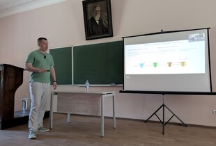 Доктор з Абердина провів першу лекцію в Одеському національному університеті