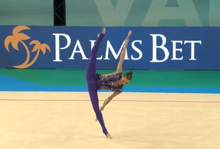 Українка Онофрійчук завоювала бронзу на чемпіонаті Європи з художньої гімнастики