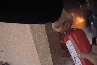На Львівщині чоловік підпалив себе через сварку з тещею (відео)